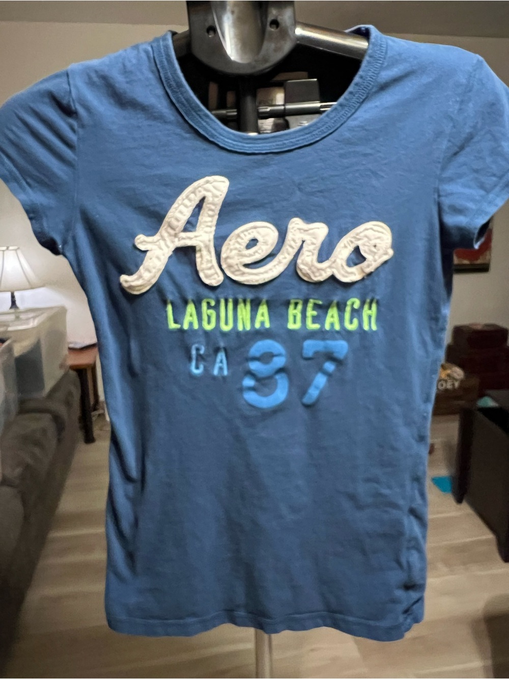 Aeropostale Blue 'Aero Laguna Beach' Graphic Tee